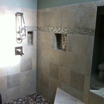 Shower with Bench.
