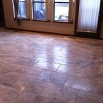 Travertine Floor.