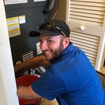 Joey hard at work