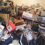 Storage room before