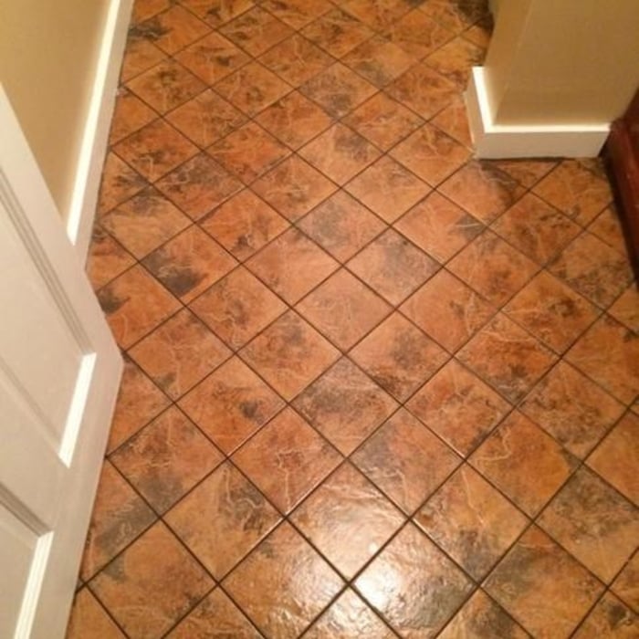 Ceramic Tile after it was Cleaned