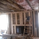 Family room before