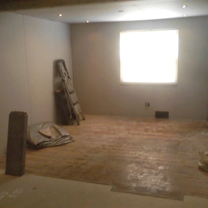Dining area before