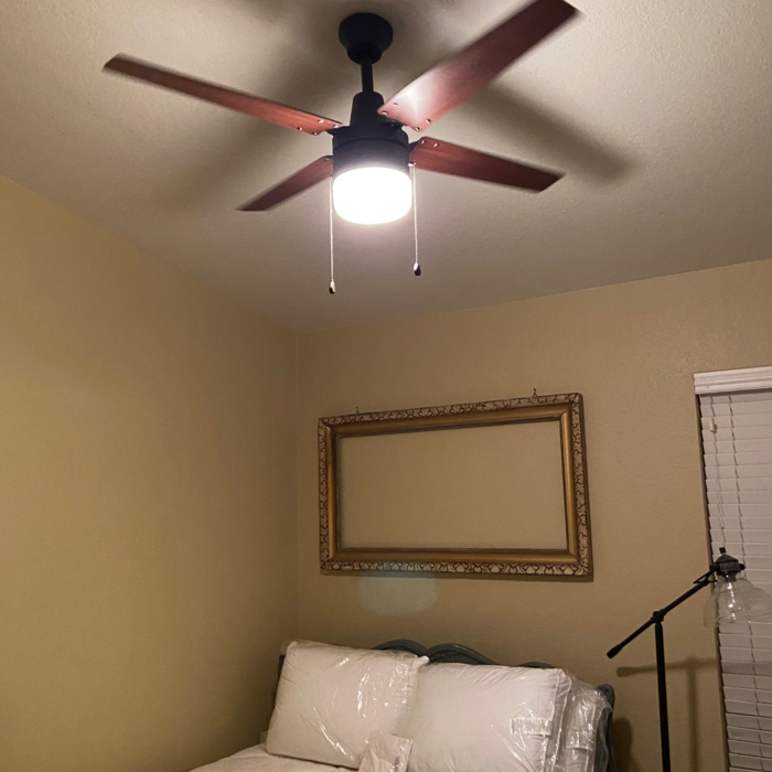 New Bedroom Ceiling Fan with Light