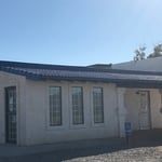 We painted the roof tiles to match. Dressing up the entry way.