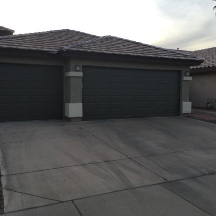 After-Garage Doors Painted