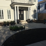 Before with landscape prep