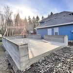 Part 1: Garage footing and floor.