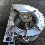 dirty blower assembly