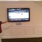 60" Tv Installation with Surround Sound