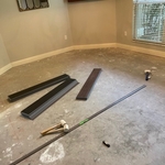 dinning room carpet removed