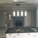 Wall removed and opened up