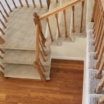 Three quarter turn stairway