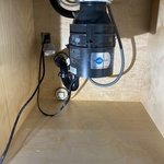 Install garbage disposal provided by owner.