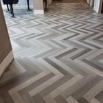 Hardwood floor installation