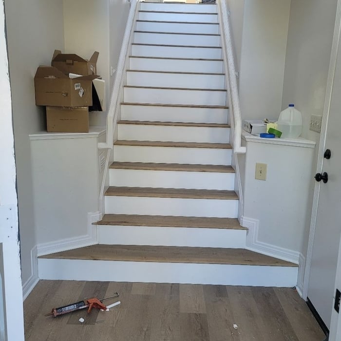 Hardwood floor installation
