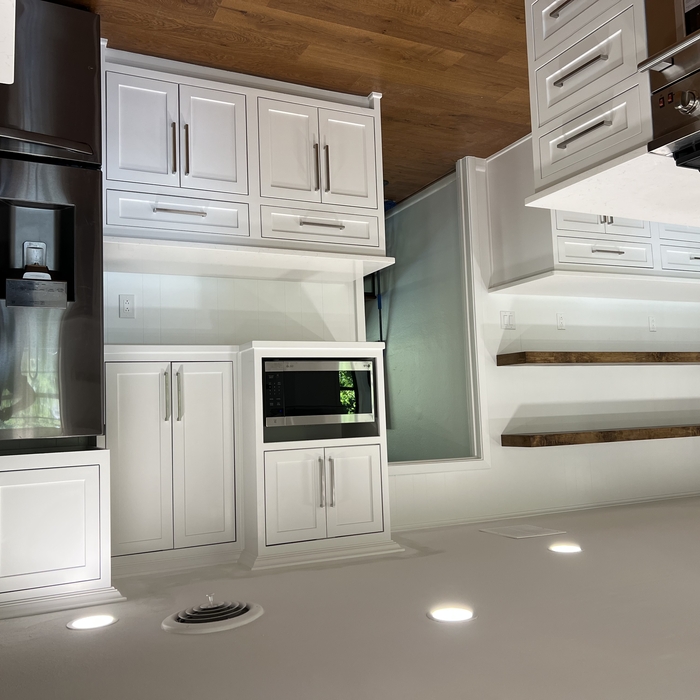 Complete kitchen remodel with new design