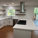 Complete kitchen remodel with new design
