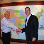 Larry with Ductz International President, John Rotche