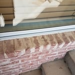 Cleaned window tracks