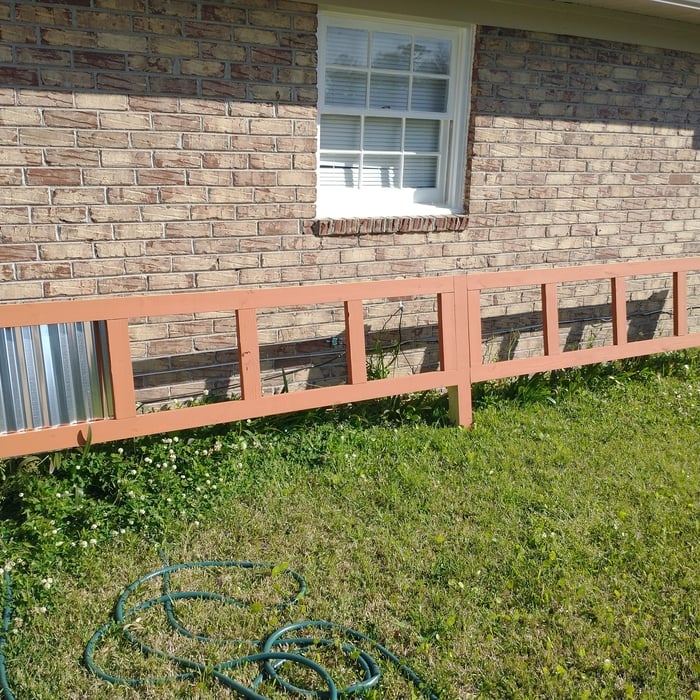 finalizing framing and aesthetics on planter