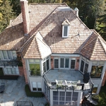Cedar Shake roof replacement project.