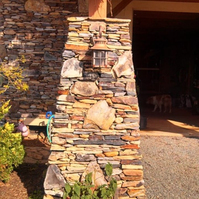 Dry stack stone