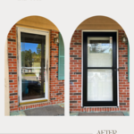 Storm Door Before and After