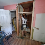 Full kitchen remodeling and countertop installation.