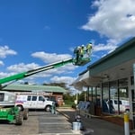 Commercial Metal Roof Painting!