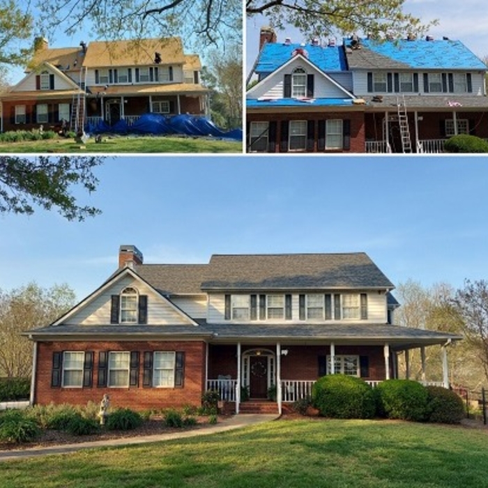 Roof Replacement Before & After Photos
