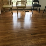 Dining room after refinishing