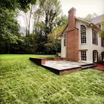 Finished w/ a beautiful sodded lawn