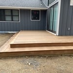 IPE Hardwood Deck Shelton Winter 2021