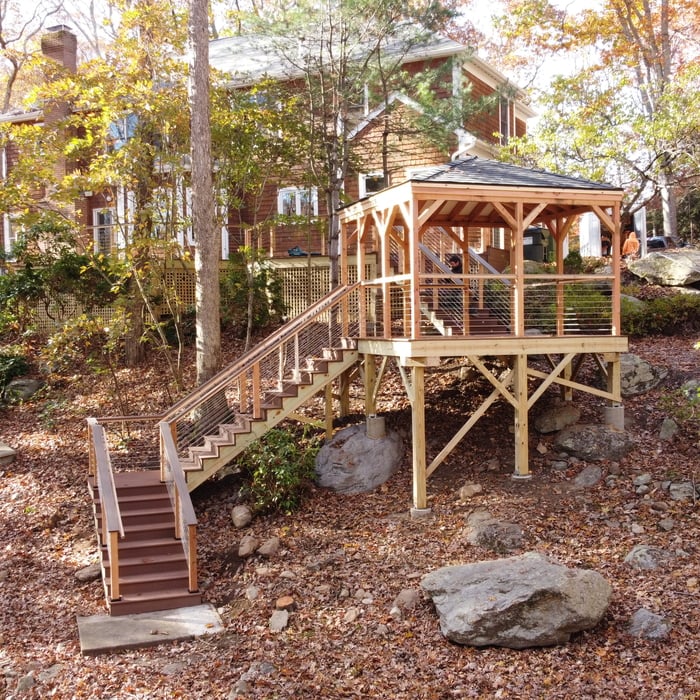 Multi Level Deck with Porch!