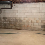 Wet basement walls from water trapped in the block.
Call us today 908-688-0518