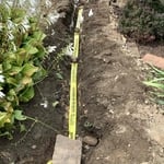 Gas line approaching the pool