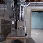 New Construction High Efficiency Furnace and complete ductwork