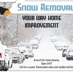 Snow Plowing available
