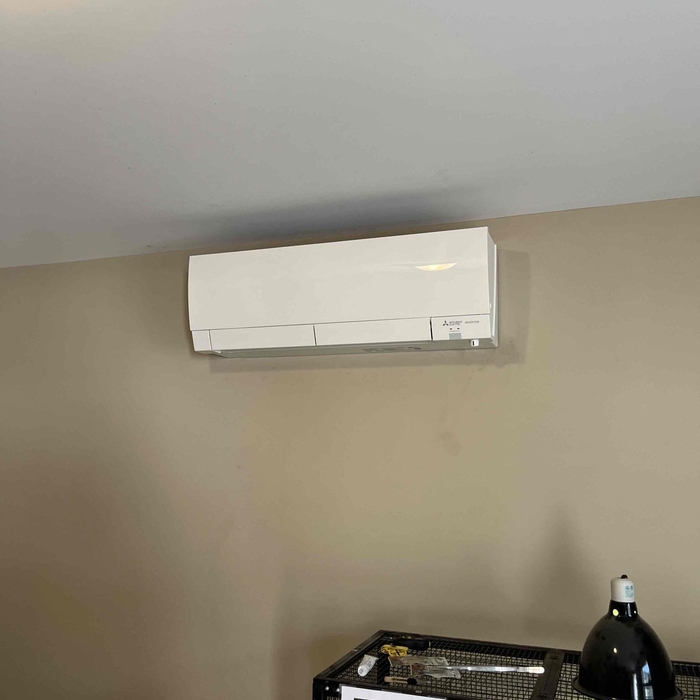 Wall mount heat pump