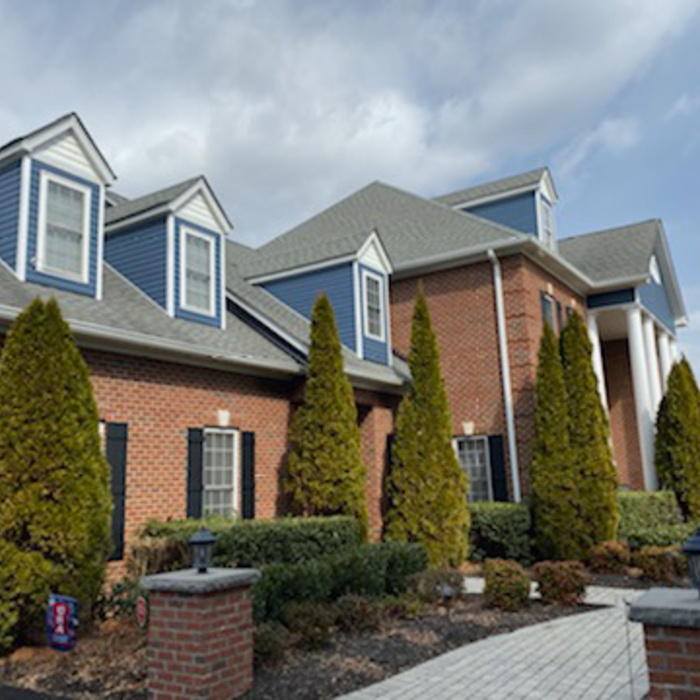 Siding and door