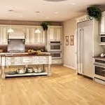Kitchen and tile floor