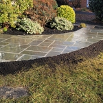 Flagstone walkway