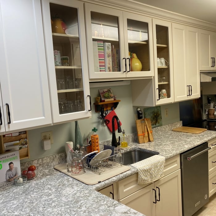 Hybrid Refacing Project with new Cambria Countertop