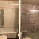 All of our showers are engineered to withstand the test of time, resisting chipping, cracking, and mold and mildew growth. Our acrylic shower systems are designed to be as low-maintenance as possible, so that tough scrubbing is a thing of the past.