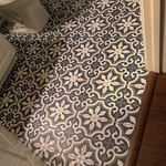 Floral tile in Carmel