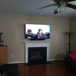 TV Mount Over Fireplace