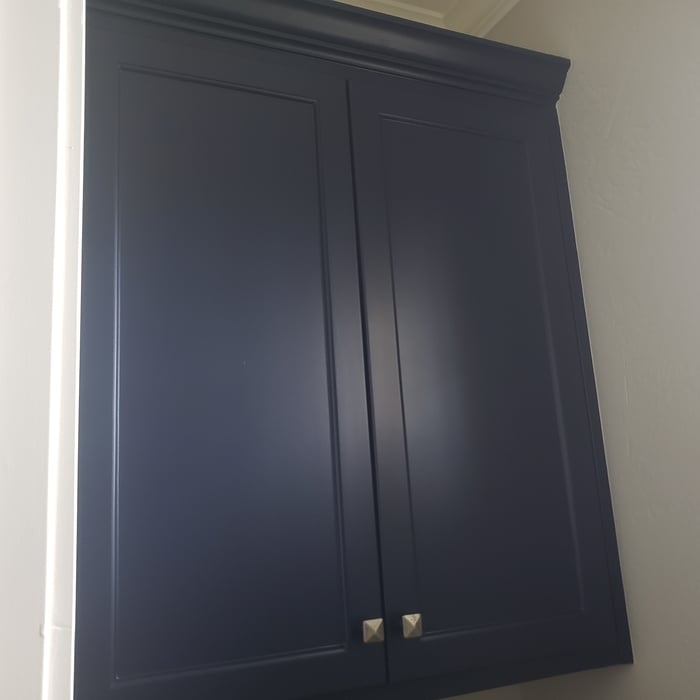 Blue Cabinet Painting