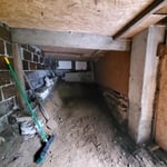 Before rebuild of foundation