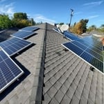Snapshot of solar panels installed on Northern Hollywood home